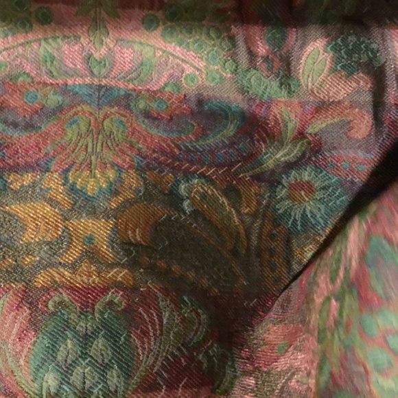 Christopher Hyman designer brocade 1.5 yards beautifull expensive fabric - Picture 8 of 8